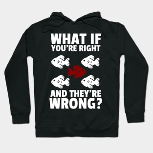 what if you're right and they're wrong? Hoodie